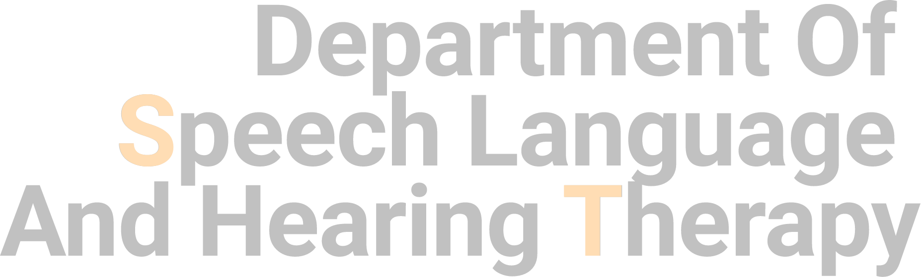 Department Of Speech Language And Hearing Therapy
